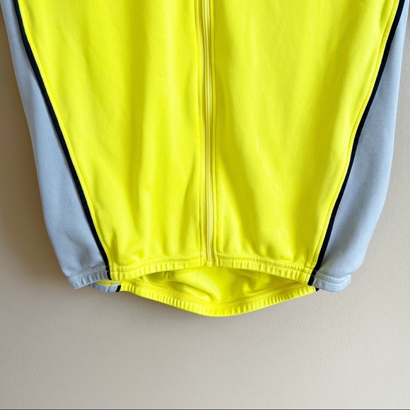 PEARL IZUMI men’s slice cycle jersey size medium yellow short sleeve - Picture 5 of 8